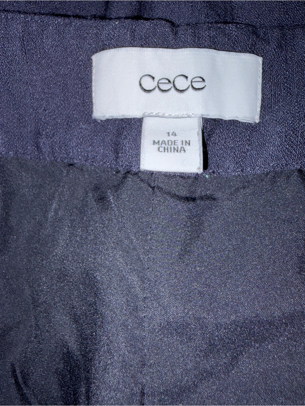 CeCe Deep Charcoal Dress Pants - Picture 2 of 3